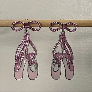 Sugar Fix ballet shoes earrings.